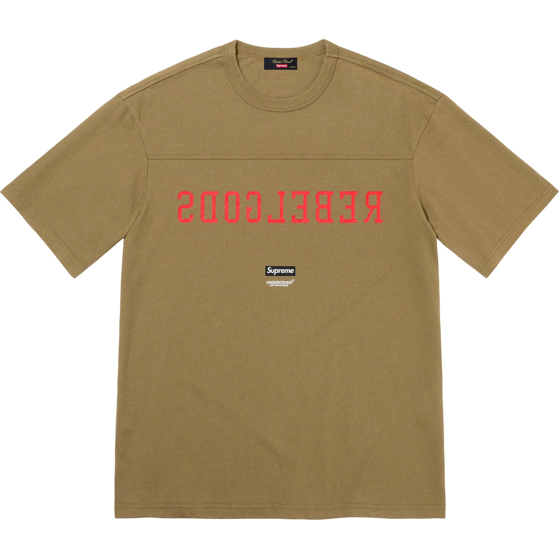 Details on Supreme UNDERCOVER Football Top Olive from spring summer
                                                    2023 (Price is $88)