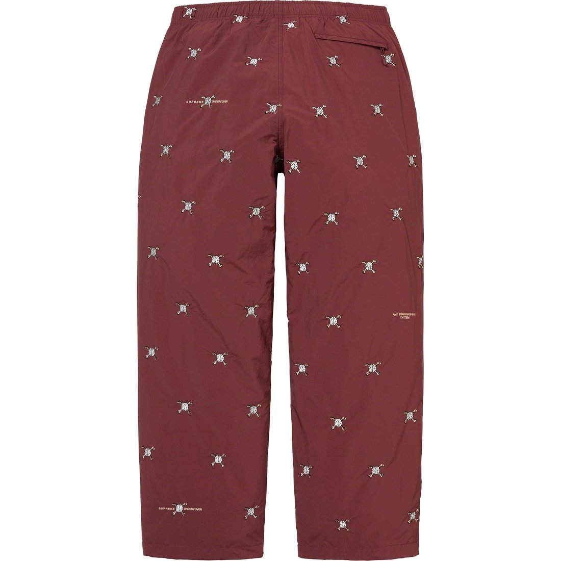 Details on Supreme UNDERCOVER Track Pant Burgundy from spring summer
                                                    2023 (Price is $178)