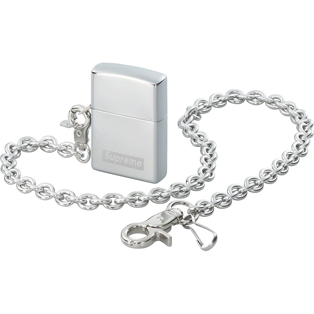 Details on Chain Zippo Silver from spring summer
                                                    2023 (Price is $72)