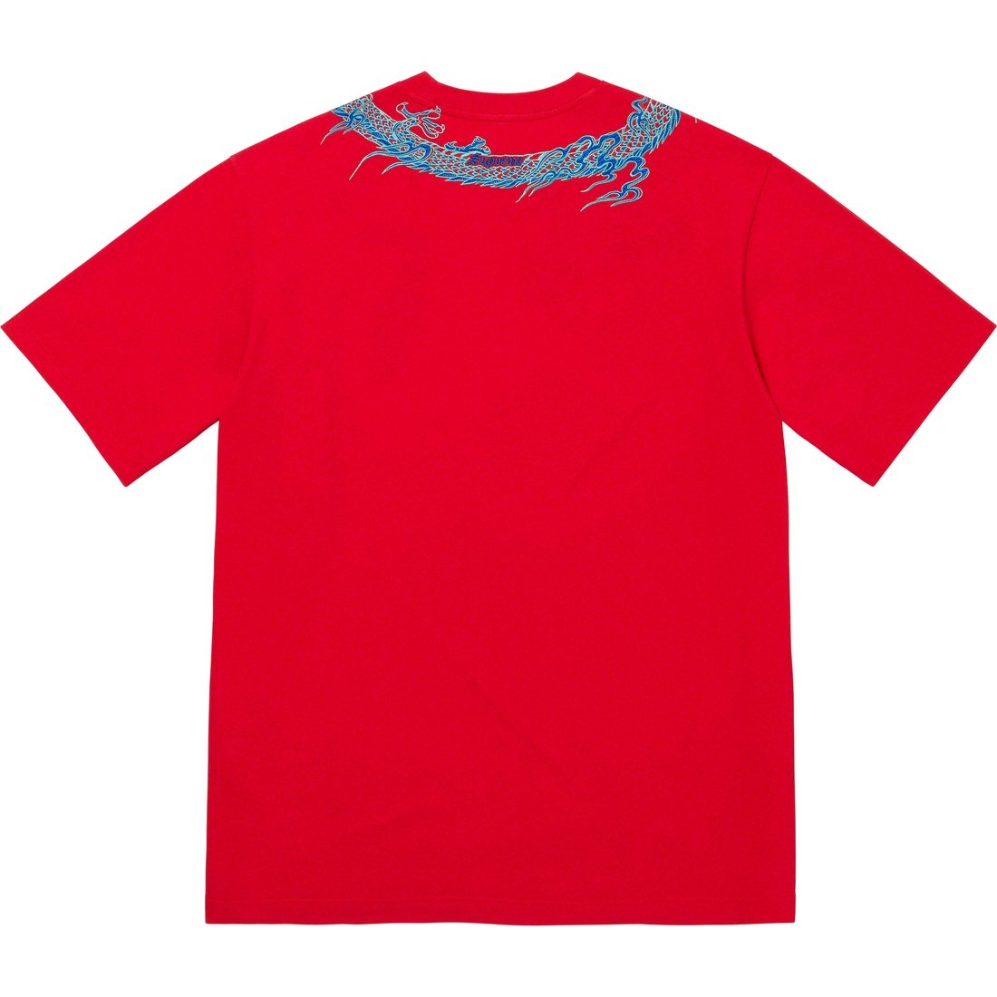 Details on Dragon Wrap S S Top Red from spring summer
                                                    2023 (Price is $88)