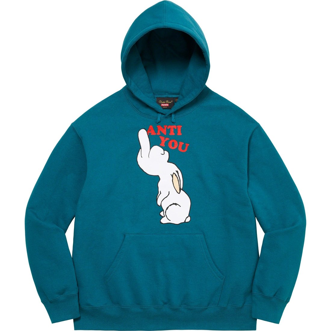 Details on Supreme UNDERCOVER Anti You Hooded Sweatshirt Marine Blue from spring summer
                                                    2023 (Price is $178)