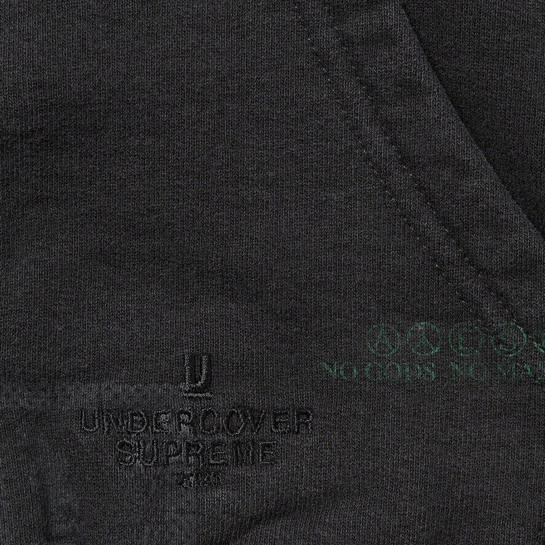 Details on Supreme UNDERCOVER Zip Up Hooded Sweatshirt Black from spring summer
                                                    2023 (Price is $188)