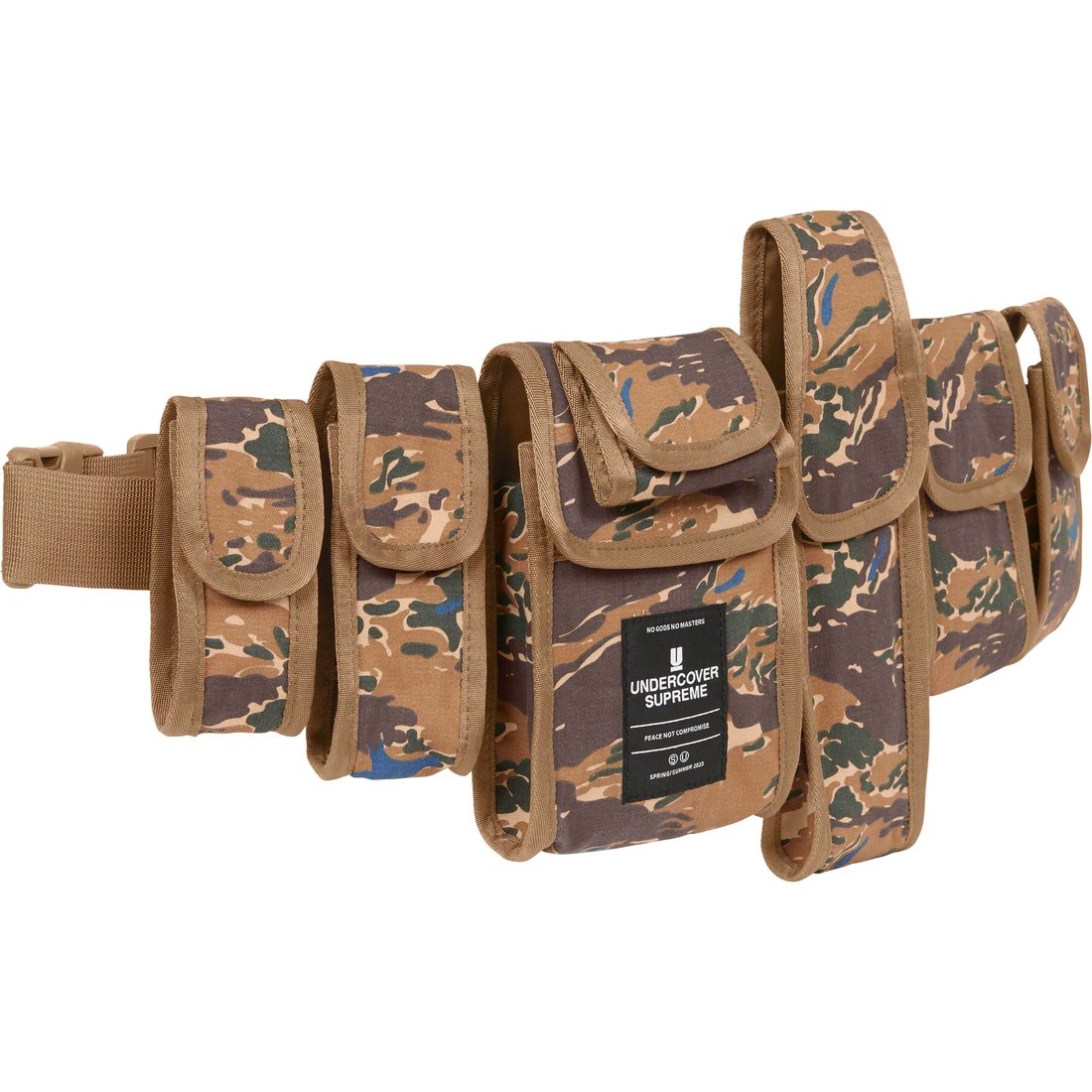 Details on Supreme UNDERCOVER Belt Waist Bag Brown Camo from spring summer
                                                    2023 (Price is $138)