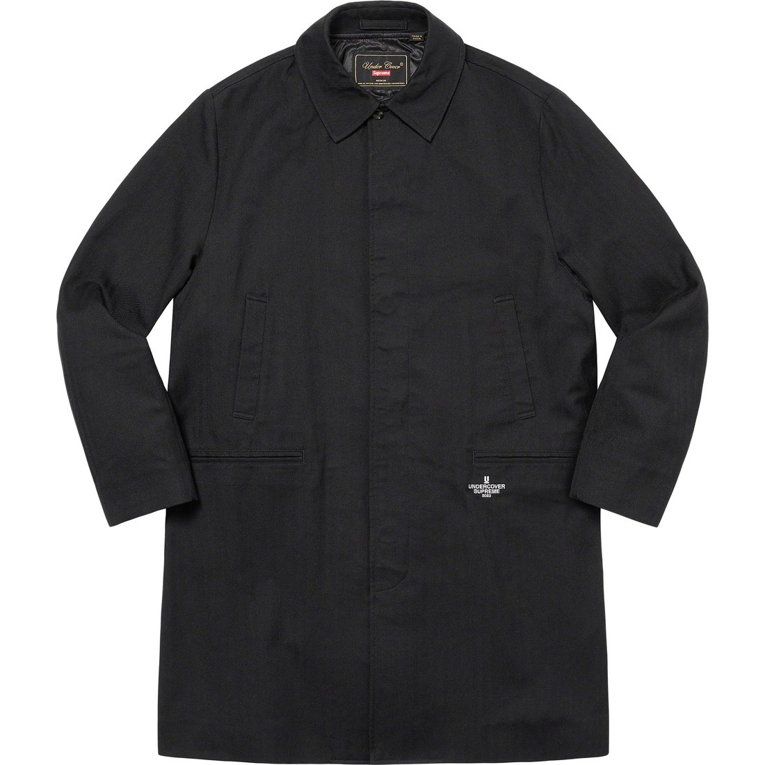 Details on Supreme UNDERCOVER Trench + Puffer Jacket Black from spring summer
                                                    2023 (Price is $498)