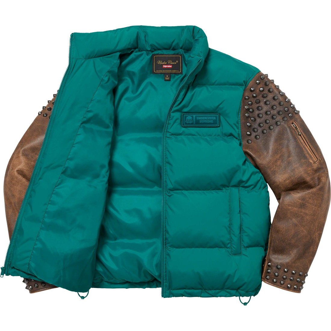 Details on Supreme UNDERCOVER Puffer Jacket Teal from spring summer 2023 (Price is $698)