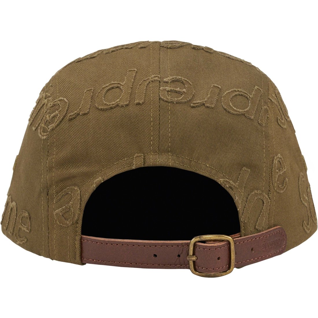 Details on Lasered Twill Camp Cap Olive from spring summer
                                                    2023 (Price is $58)