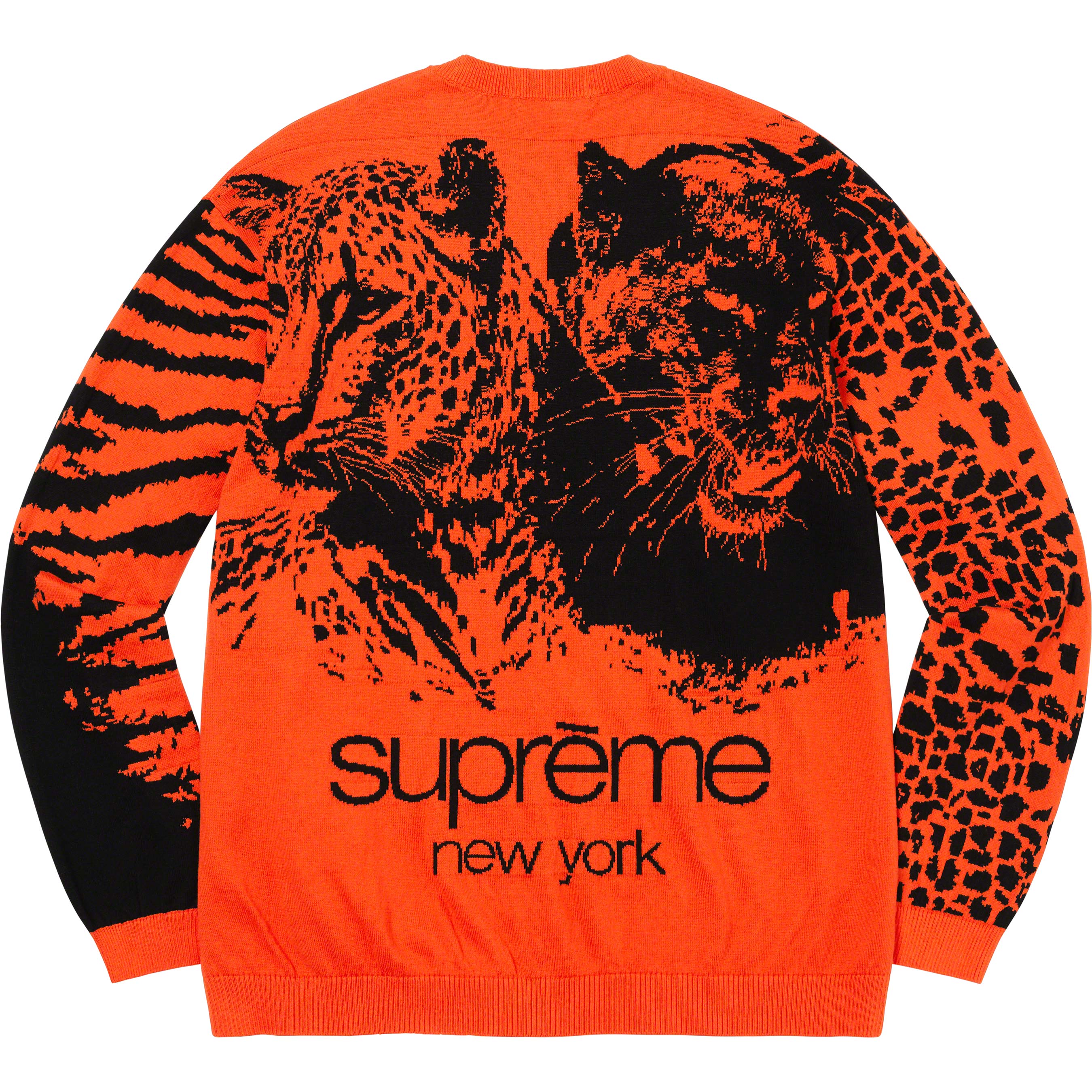 Big Cats Jacquard L S Top - spring summer 2023 - Supreme