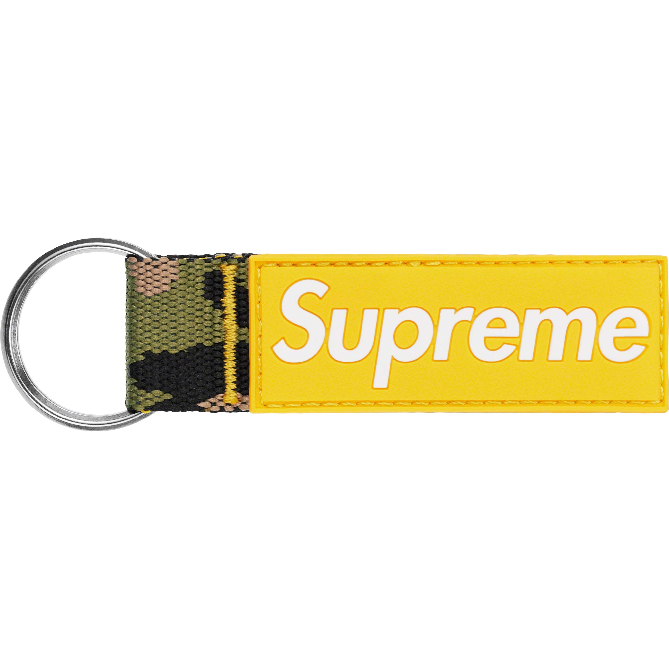 Supreme Leather Keychain –