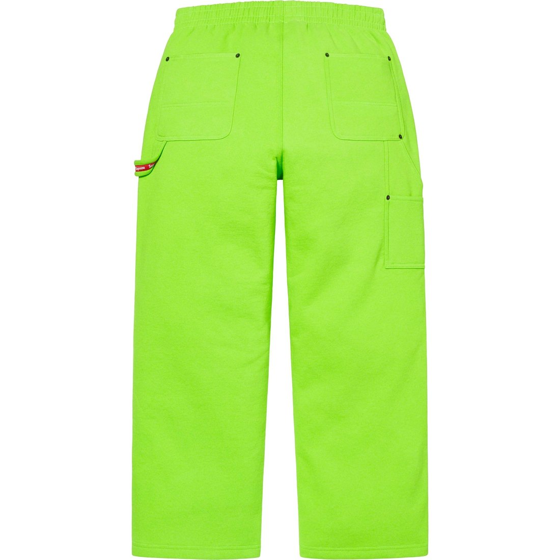 Details on Double Knee Painter Sweatpant Bright Green from spring summer 2023 (Price is $158)