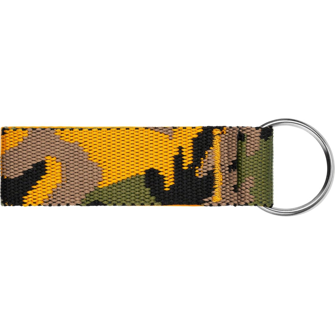 Details on Webbing Keychain Yellow Camo from spring summer
                                                    2023 (Price is $18)