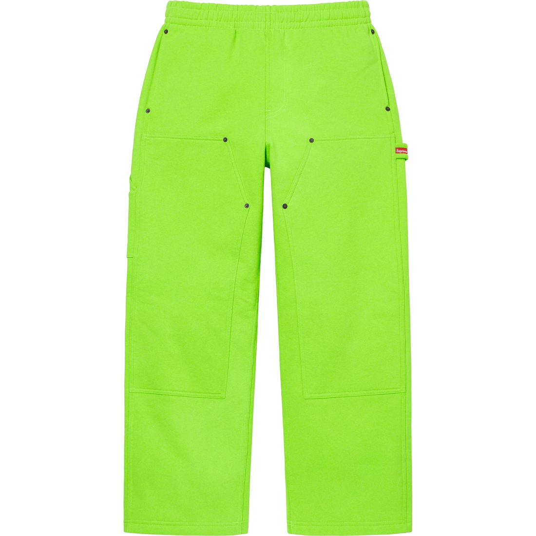 Details on Double Knee Painter Sweatpant Bright Green from spring summer
                                                    2023 (Price is $158)