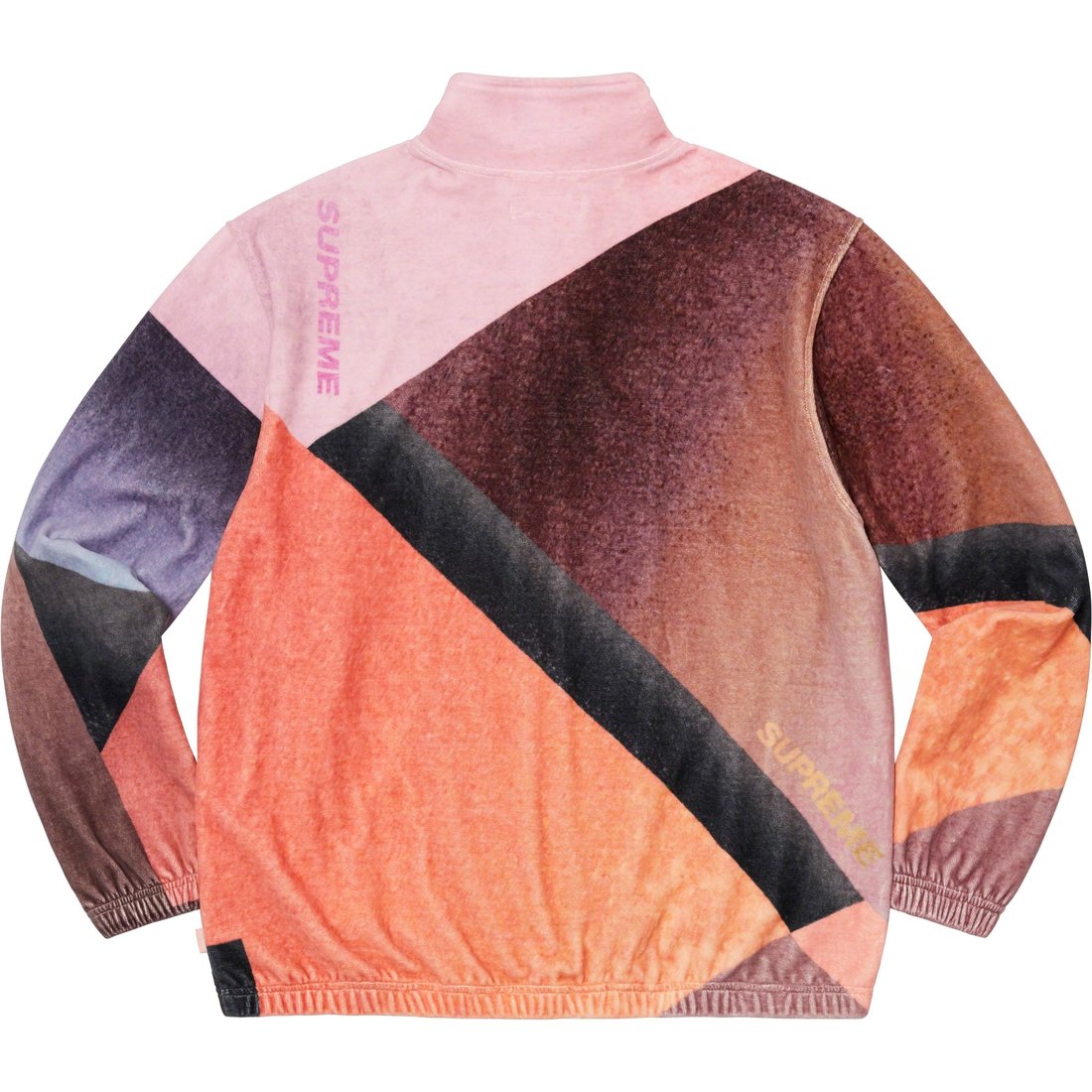 Details on Geo Velour Track Jacket Pink from spring summer
                                                    2023 (Price is $158)