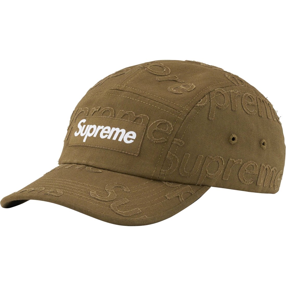 Details on Lasered Twill Camp Cap Olive from spring summer
                                                    2023 (Price is $58)