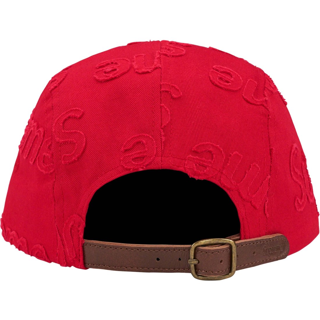 Details on Lasered Twill Camp Cap Red from spring summer
                                                    2023 (Price is $58)