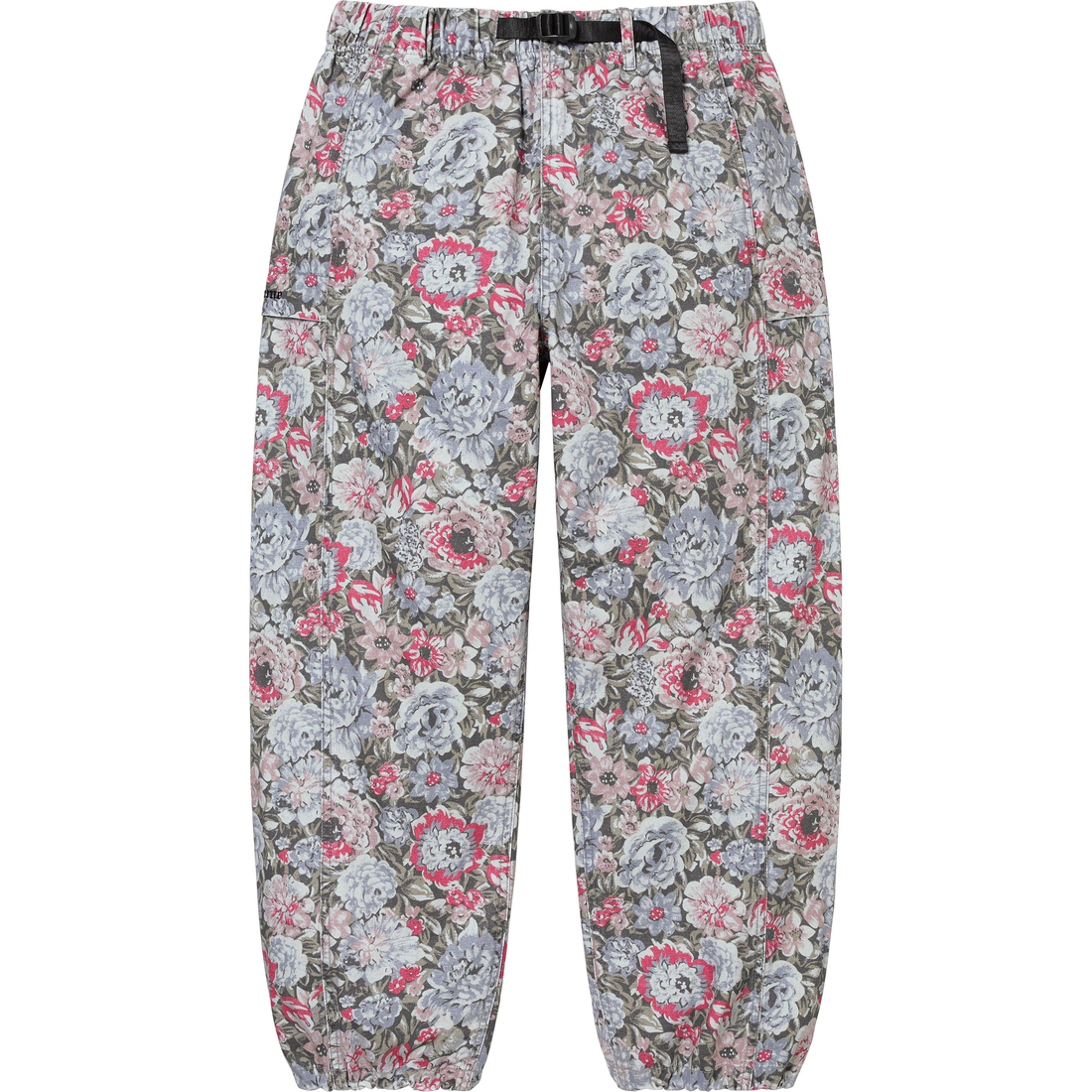 Details on Belted Trail Pant Floral from spring summer
                                                    2023 (Price is $148)