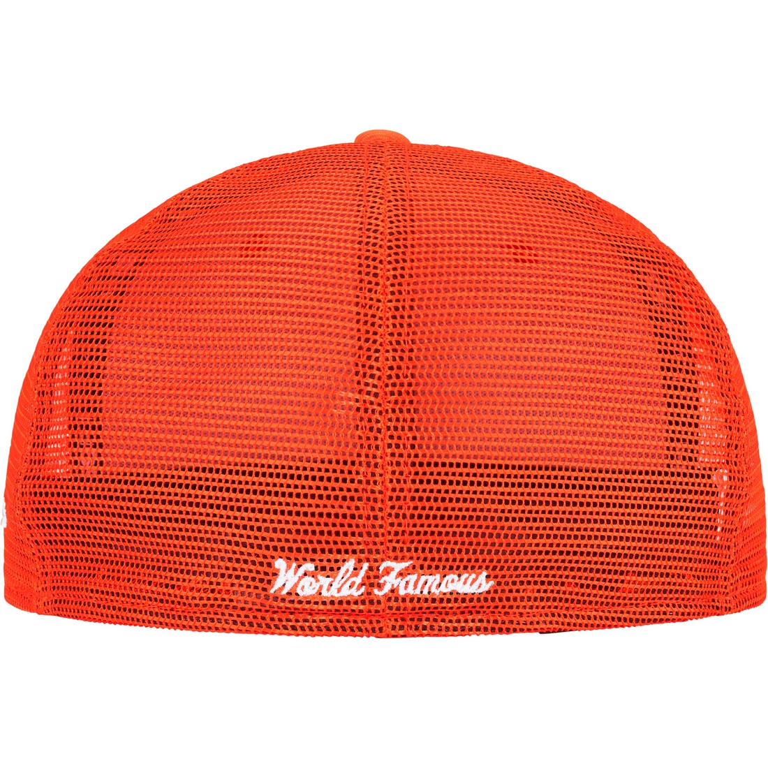 Details on Box Logo Mesh Back New Era Orange from spring summer
                                                    2023 (Price is $50)