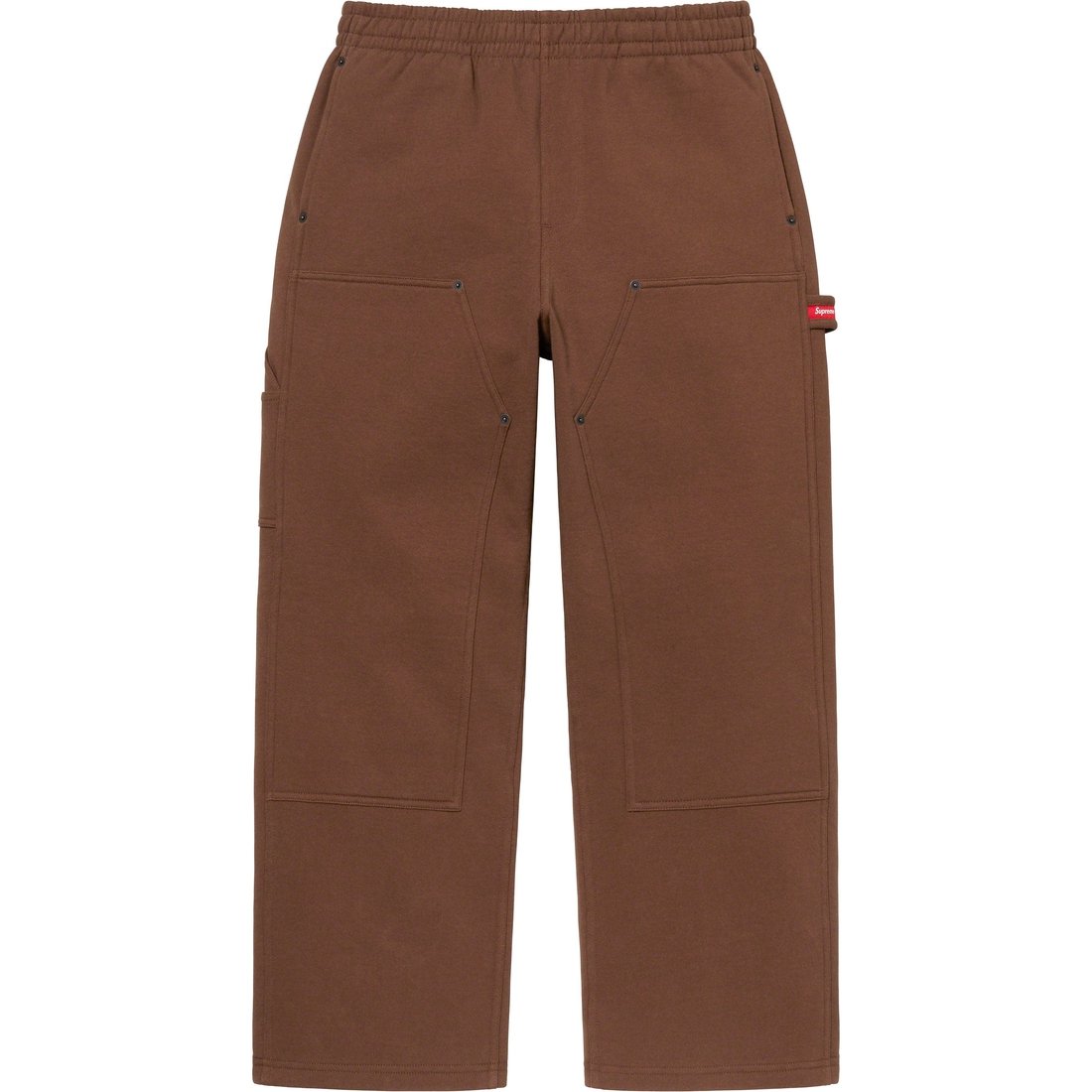 Details on Double Knee Painter Sweatpant Brown from spring summer
                                                    2023 (Price is $158)