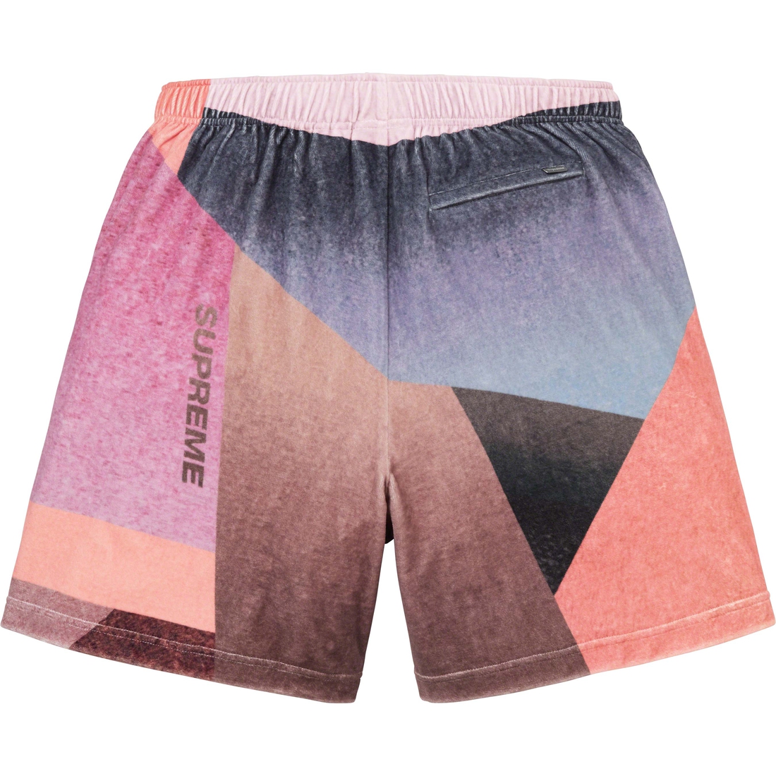 Details on Geo Velour Short Pink from spring summer 2023 (Price is $110)