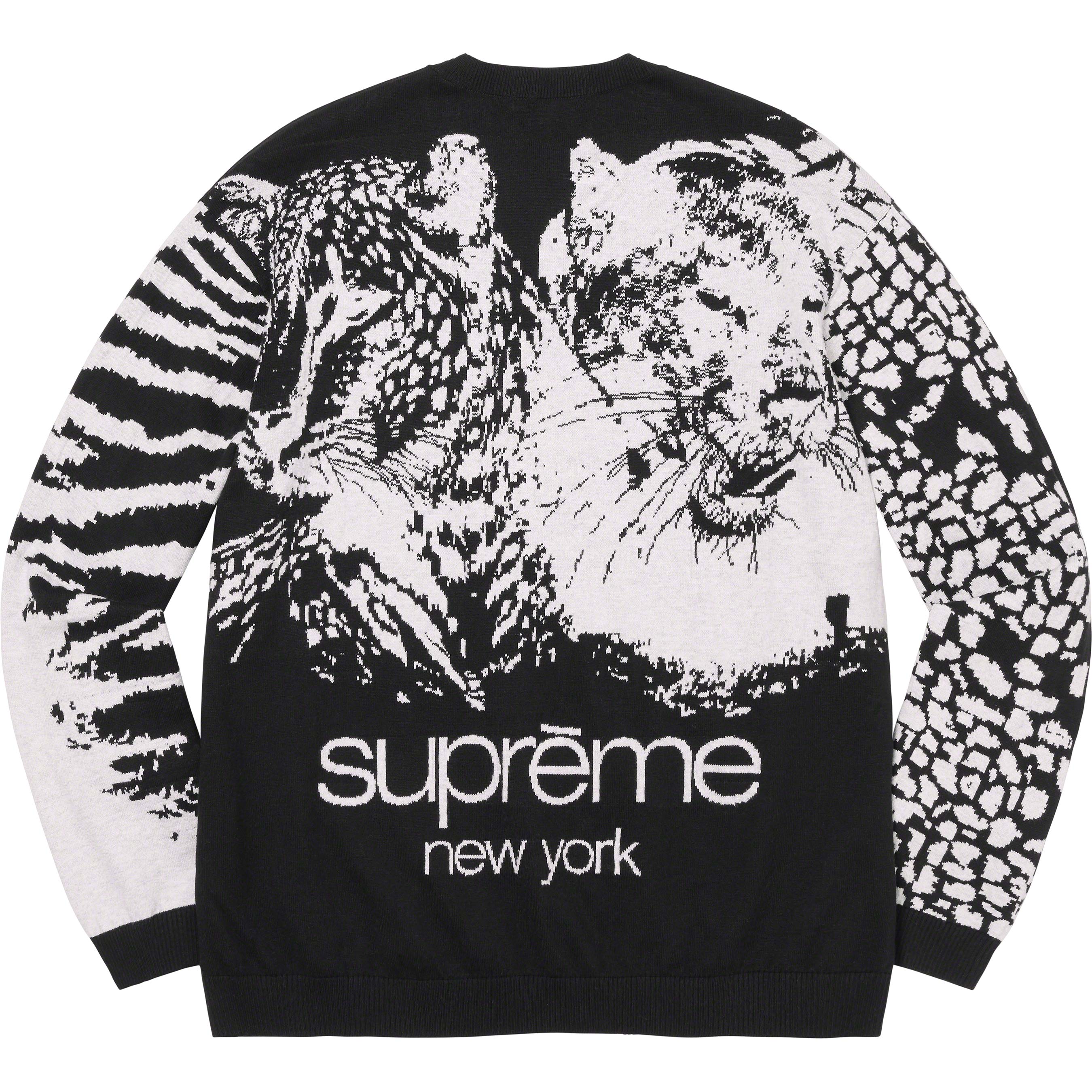 Supreme Big Cats Jacquard L/S Top M-