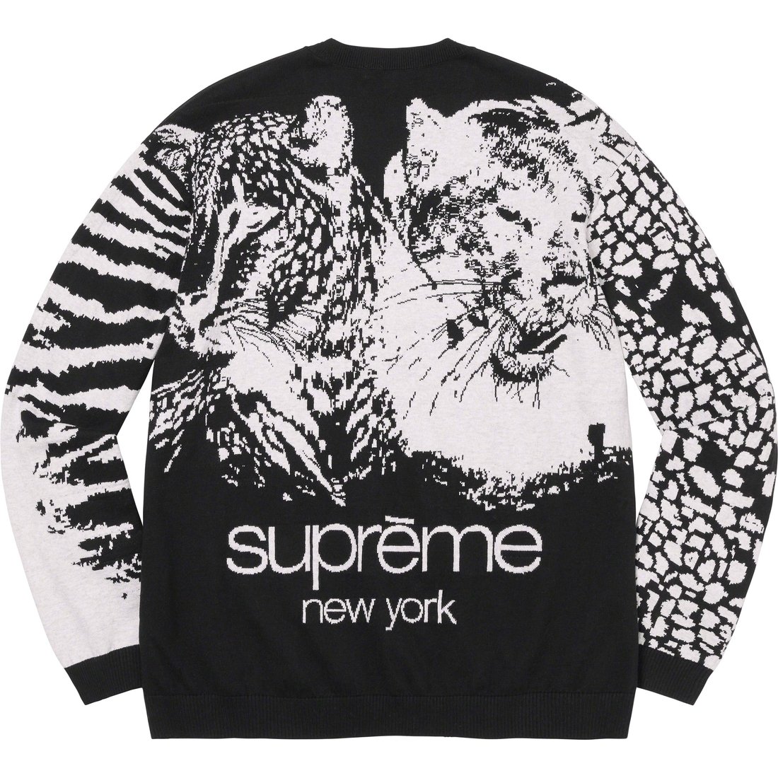 Supreme Big Cats Jacquard L/S XL