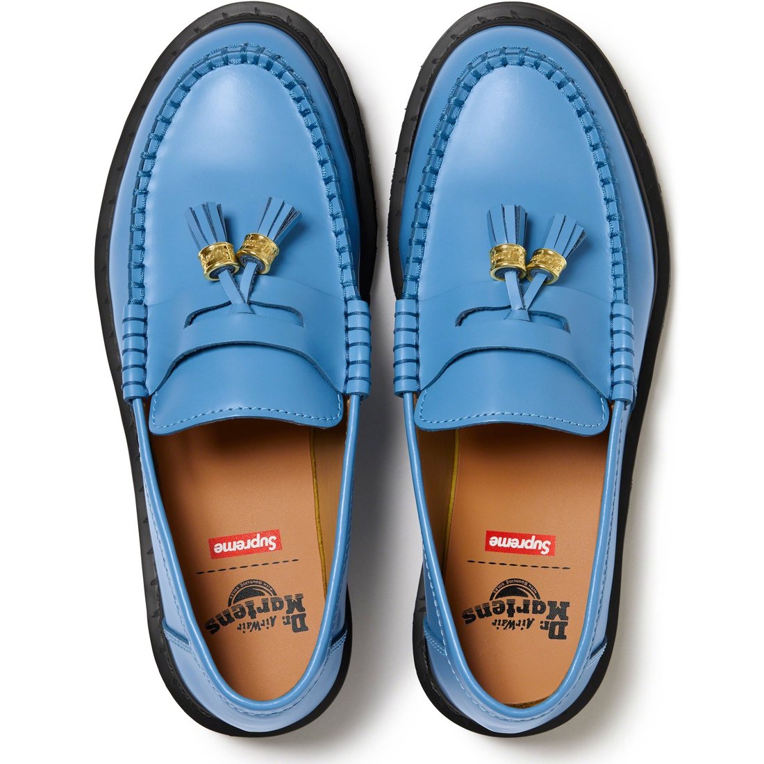 Details on Supreme Dr. Martens Penton Tassel Loafer Royal from spring summer
                                                    2023 (Price is $188)