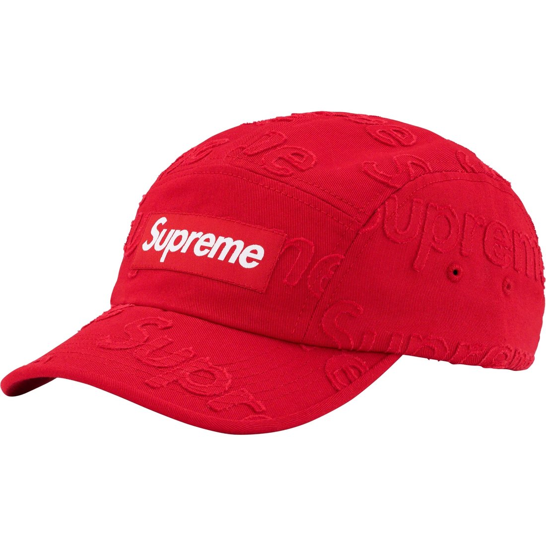 Details on Lasered Twill Camp Cap Red from spring summer
                                                    2023 (Price is $58)