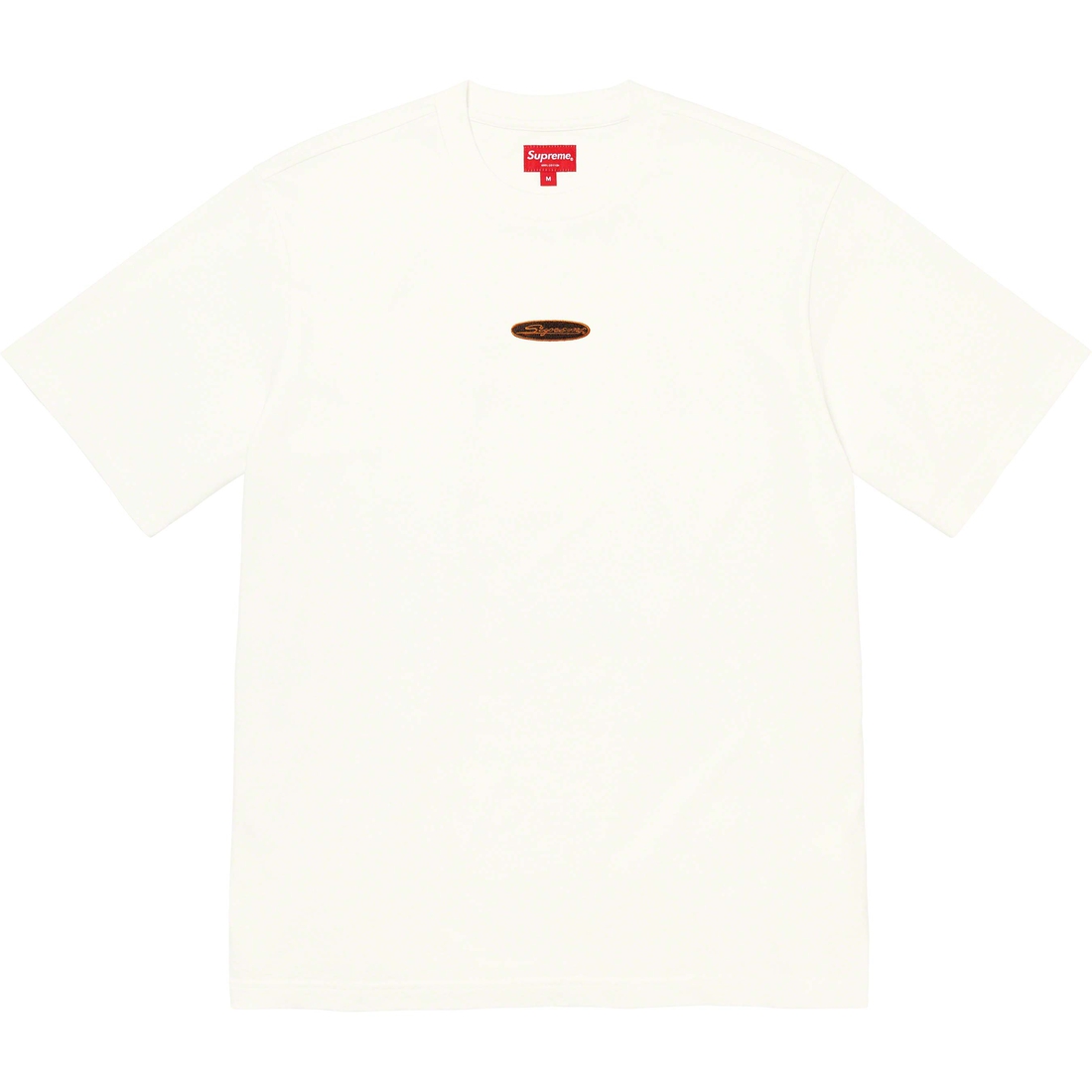 Details on Oval Logo S S Top White from spring summer 2023 (Price is $68)