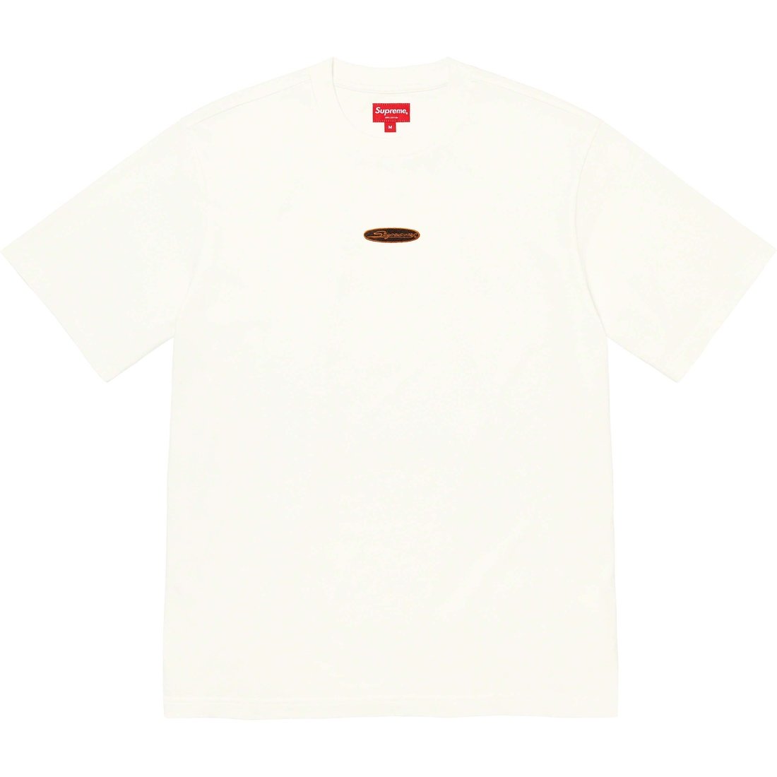 Details on Oval Logo S S Top White from spring summer
                                                    2023 (Price is $68)