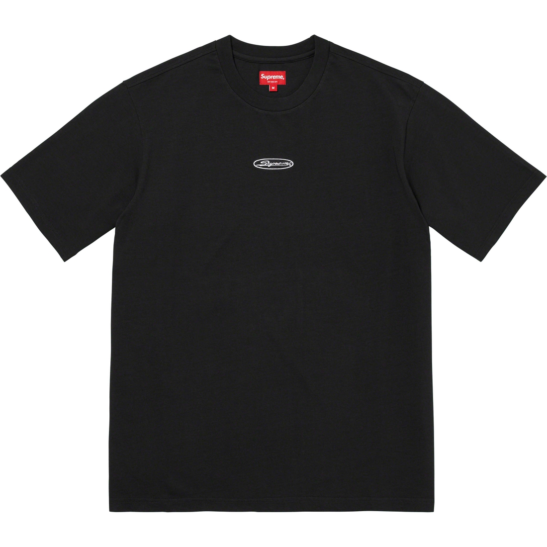 Details on Oval Logo S S Top Black from spring summer 2023 (Price is $68)