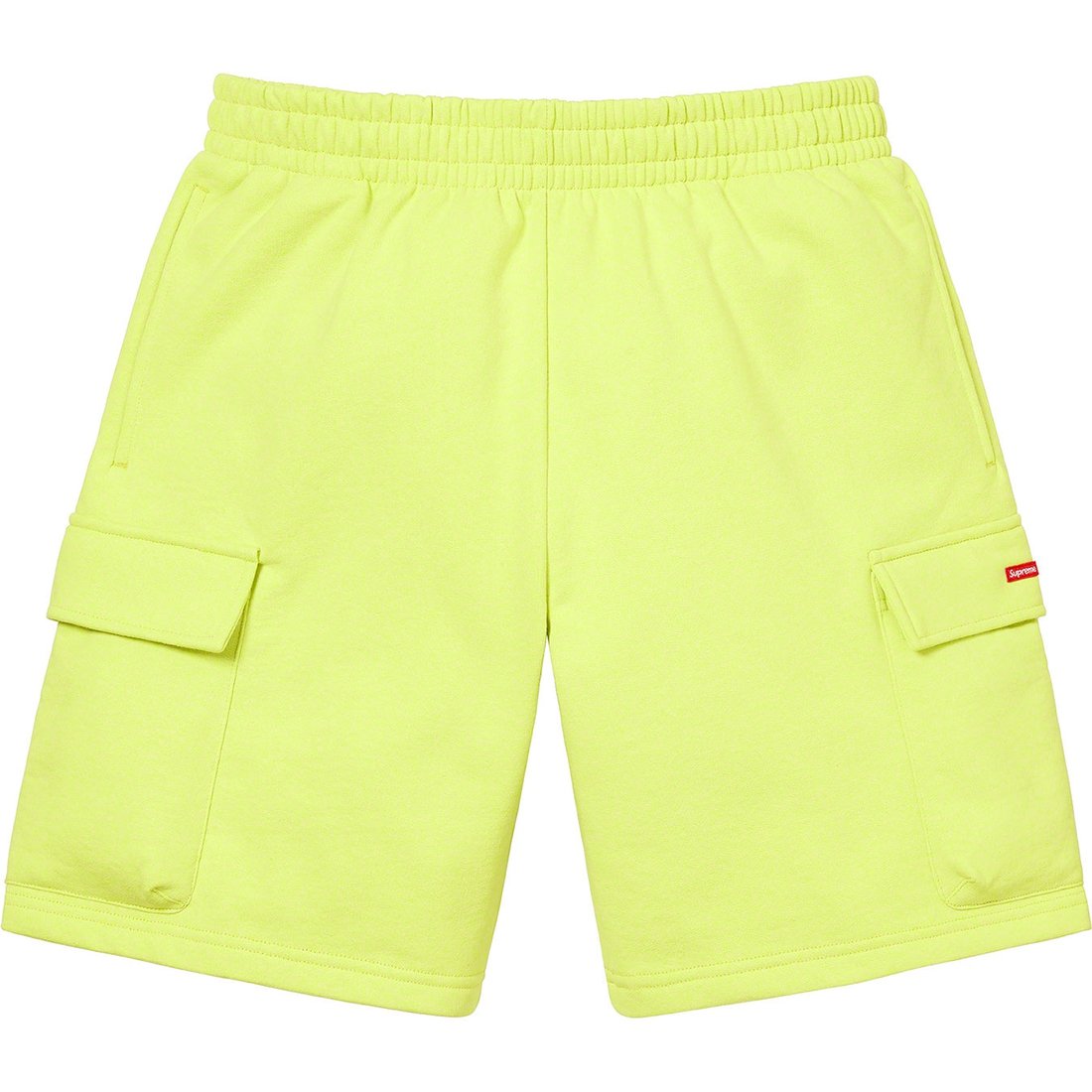 Details on Small Box Baggy Cargo Sweatshort Lime from spring summer
                                                    2023 (Price is $128)