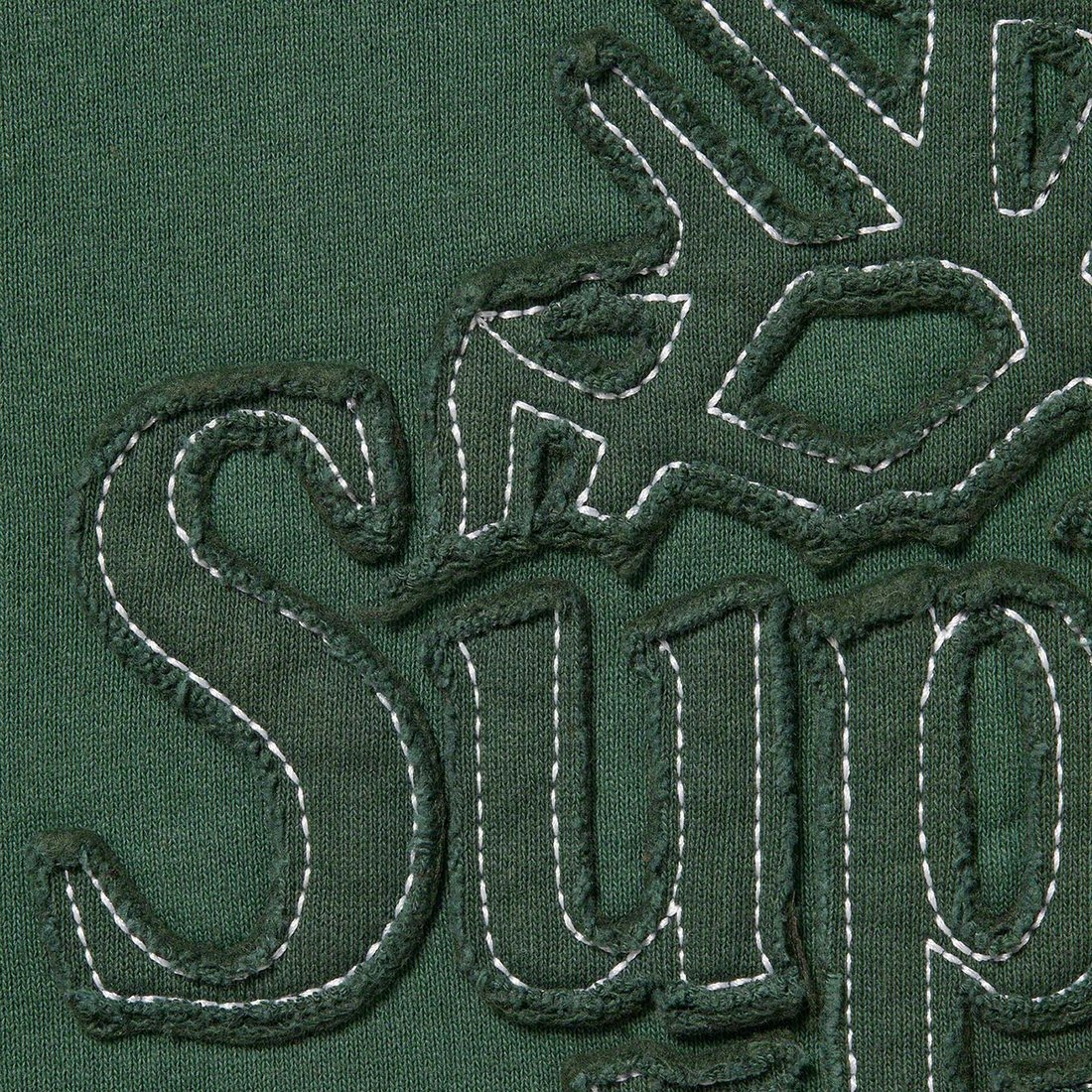 Details on Supreme Timberland Hooded Sweatshirt Dark Green from spring summer
                                                    2023 (Price is $158)