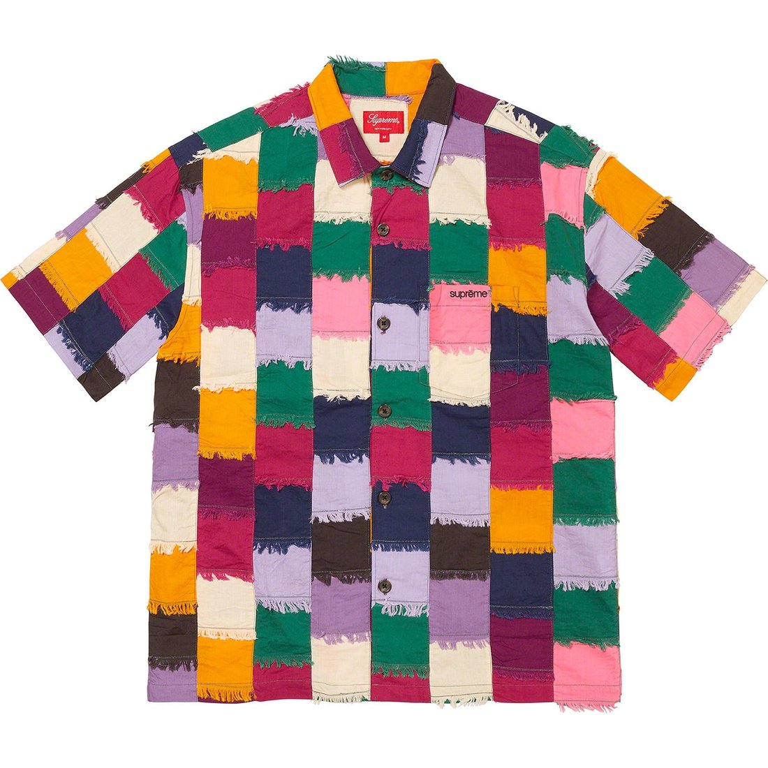 Details on Patchwork S S Shirt Multicolor from spring summer
                                                    2023 (Price is $168)