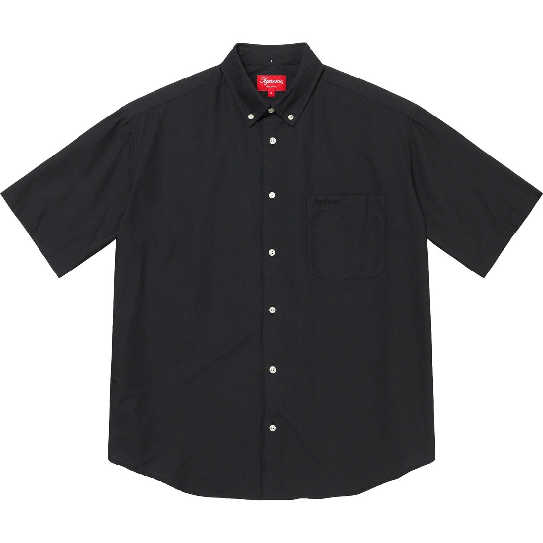 Details on Loose Fit S S Oxford Shirt Black from spring summer
                                                    2023 (Price is $128)