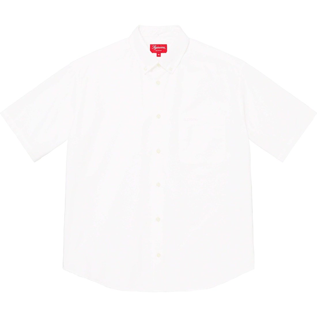 Details on Loose Fit S S Oxford Shirt White from spring summer
                                                    2023 (Price is $128)