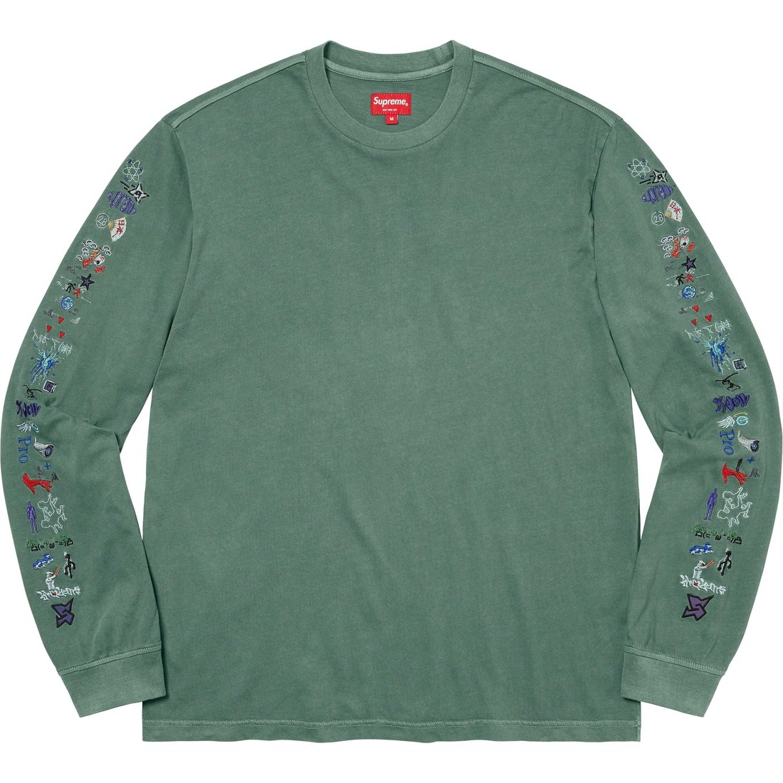 Details on AOI Icons L S Top Dusty Green from spring summer
                                                    2023 (Price is $98)