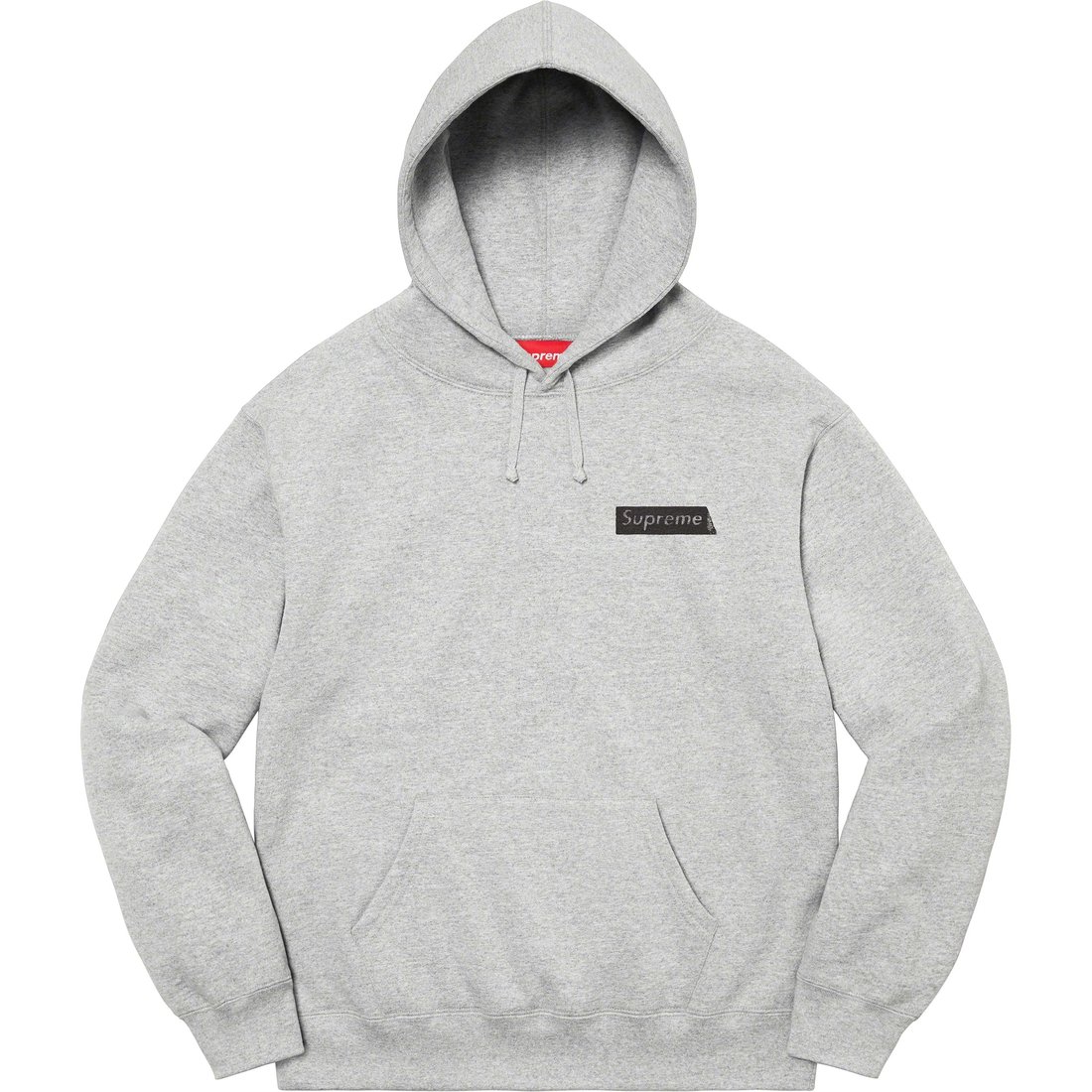 Details on Fiend Hooded Sweatshirt Heather Grey from spring summer
                                                    2023 (Price is $168)