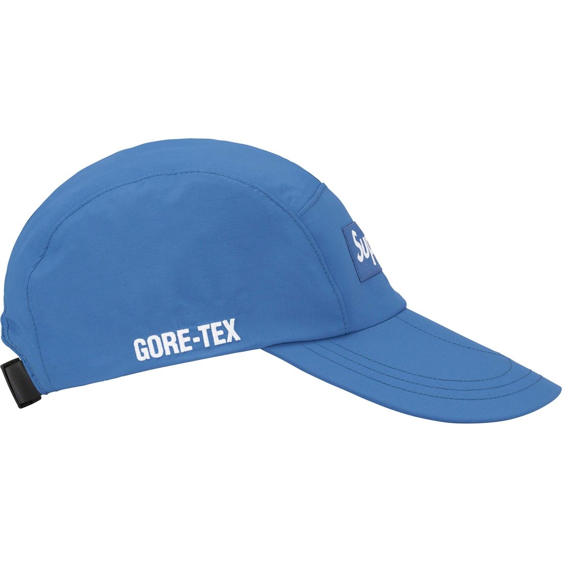 Details on GORE-TEX PACLITE Long Bill Camp Cap Blue from spring summer 2023 (Price is $58)