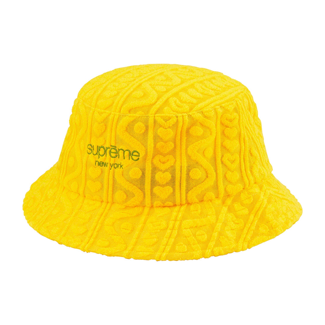 Details on Terry Pattern Crusher Yellow from spring summer 2023 (Price is $58)