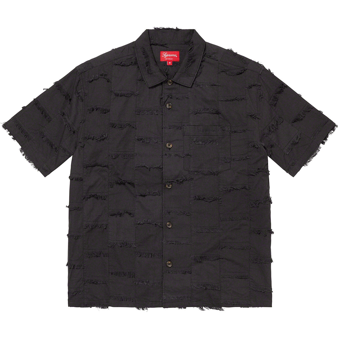 Details on Patchwork S S Shirt Black from spring summer 2023 (Price is $168)