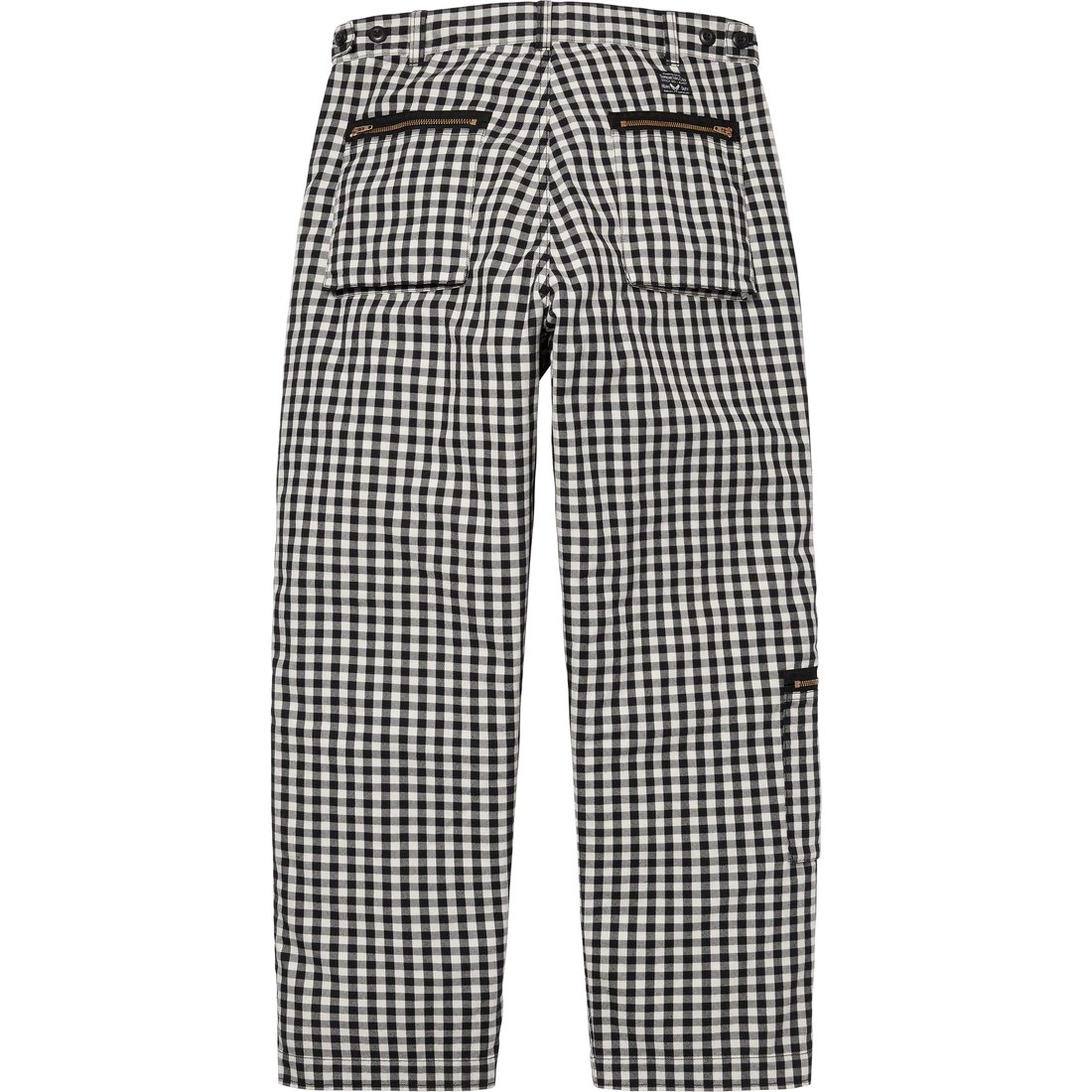 Details on Gingham Flight Pant Black from spring summer
                                                    2023 (Price is $168)