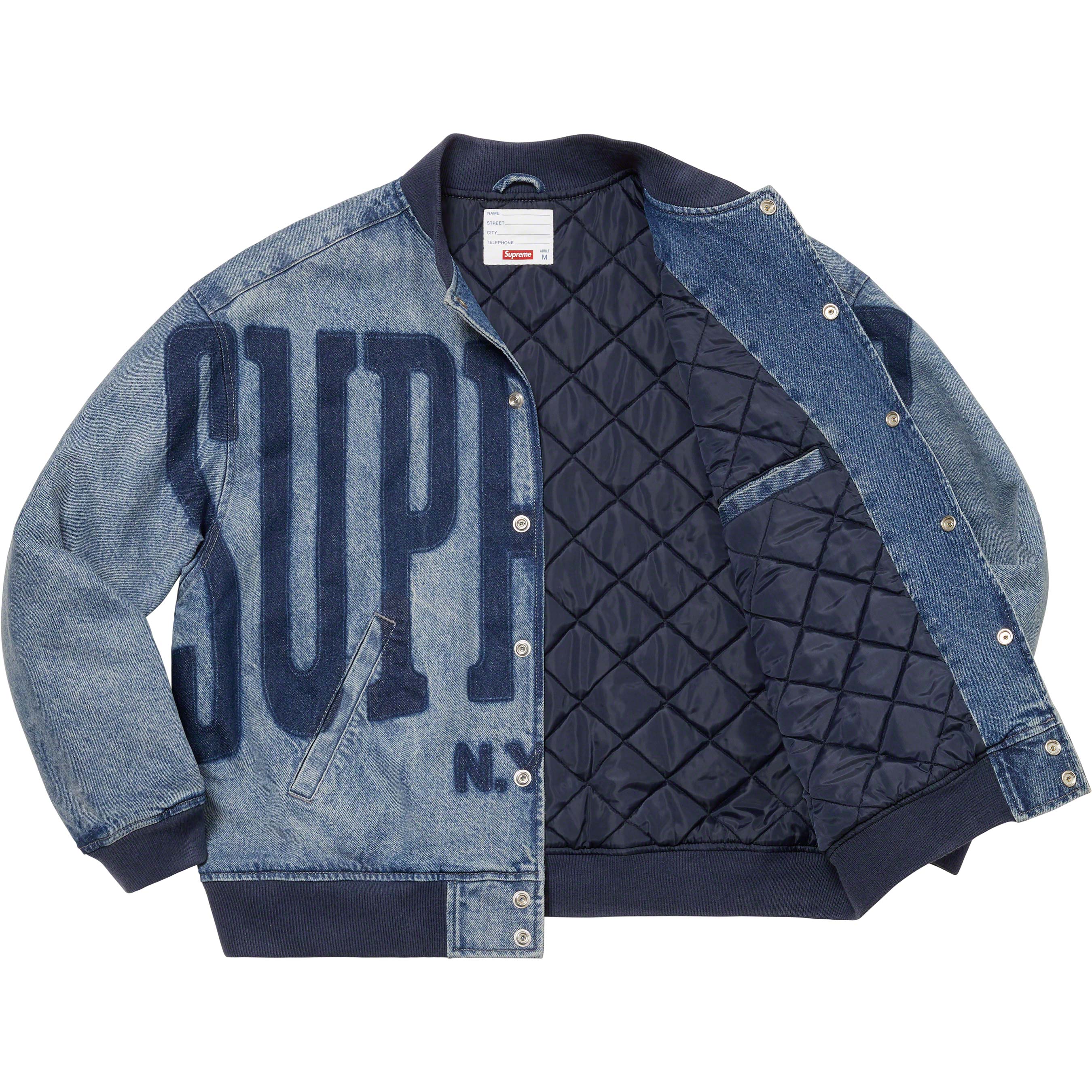 Supreme Supreme denim bomber