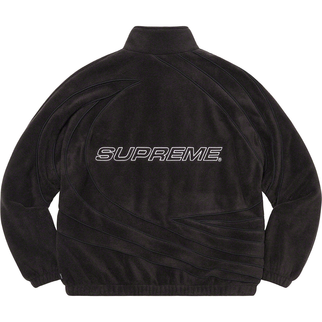 Details on Racing Fleece Jacket Black from spring summer
                                                    2023 (Price is $218)