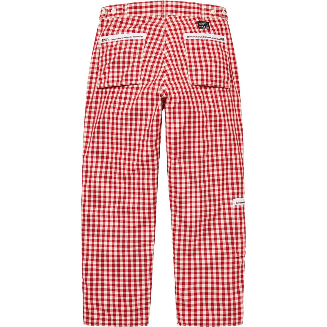 Details on Gingham Flight Pant Red from spring summer
                                                    2023 (Price is $168)