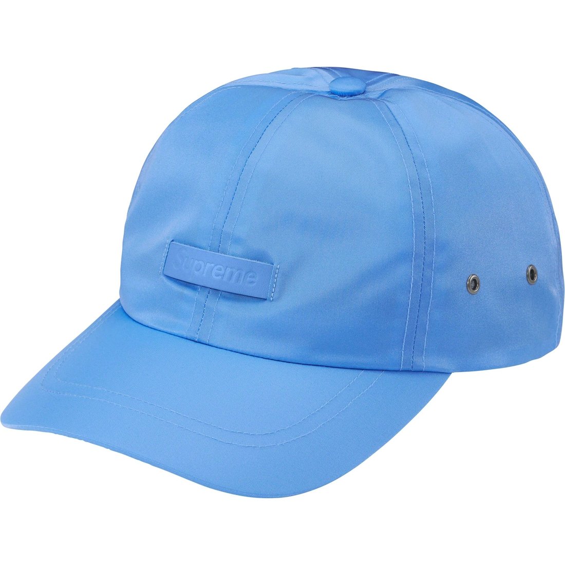 Details on Leather Patch 6-Panel Blue from spring summer
                                                    2023 (Price is $54)