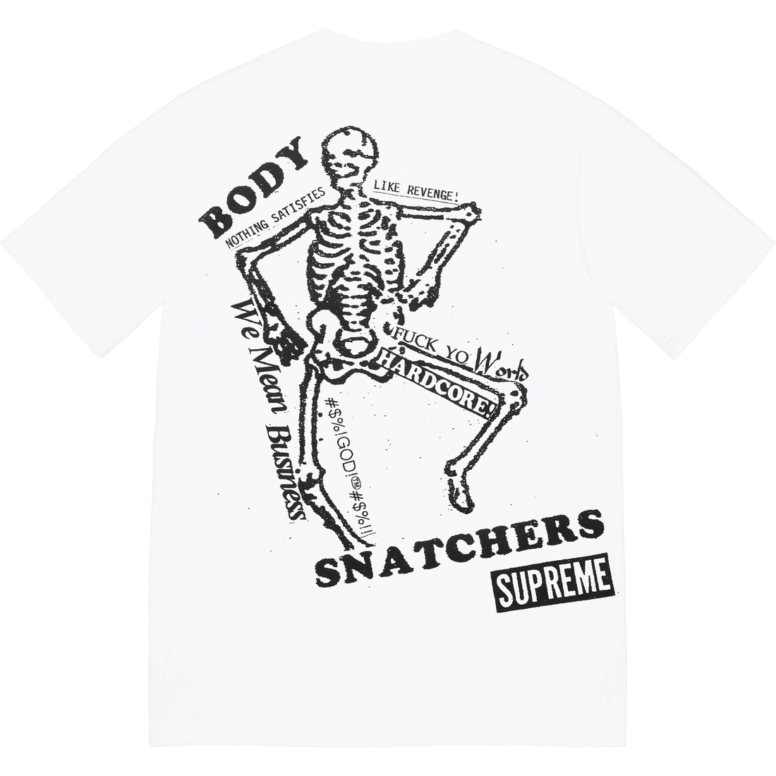 Details on Body Snatchers Tee White from spring summer
                                                    2023 (Price is $40)