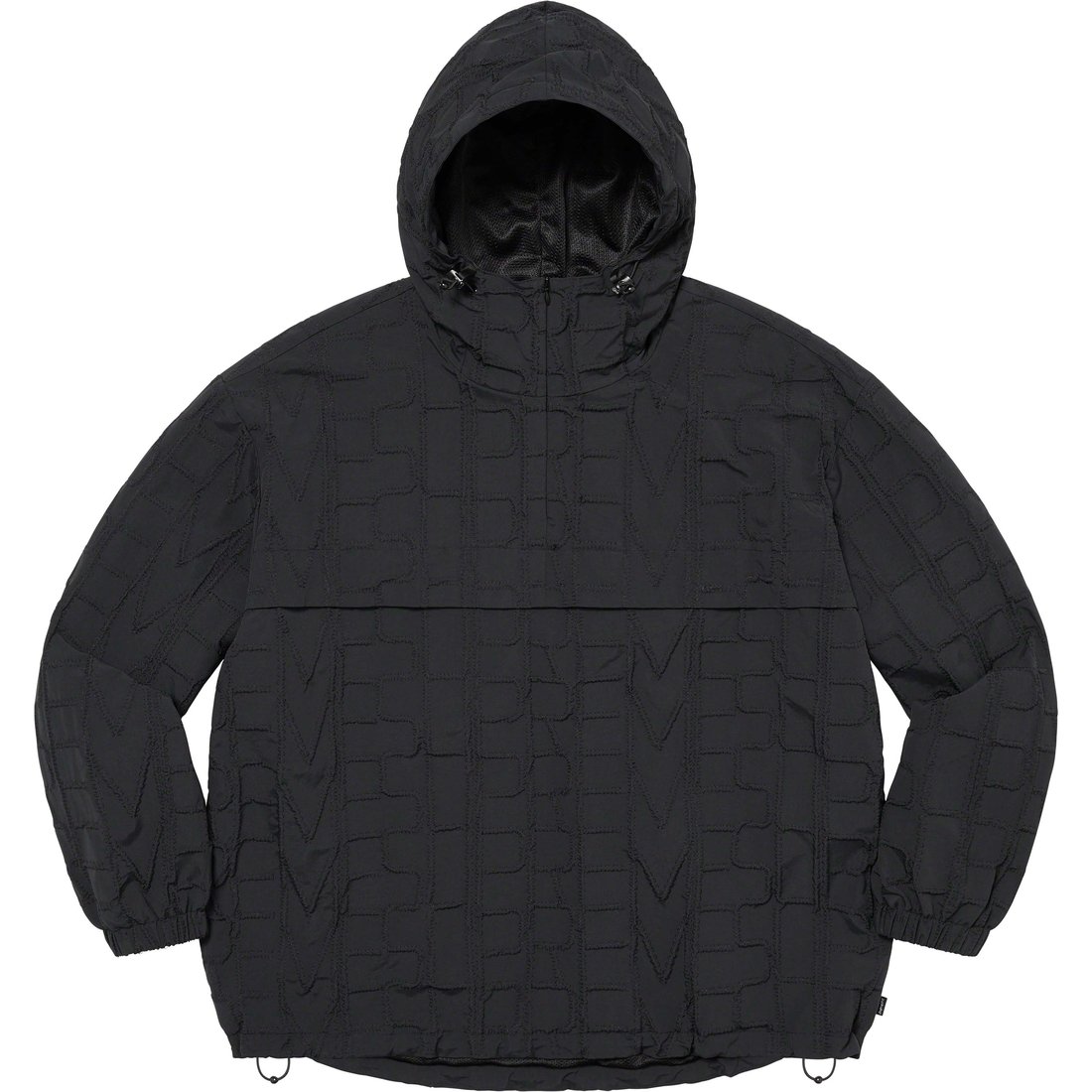 Details on Repeat Stitch Anorak Black from spring summer
                                                    2023 (Price is $188)