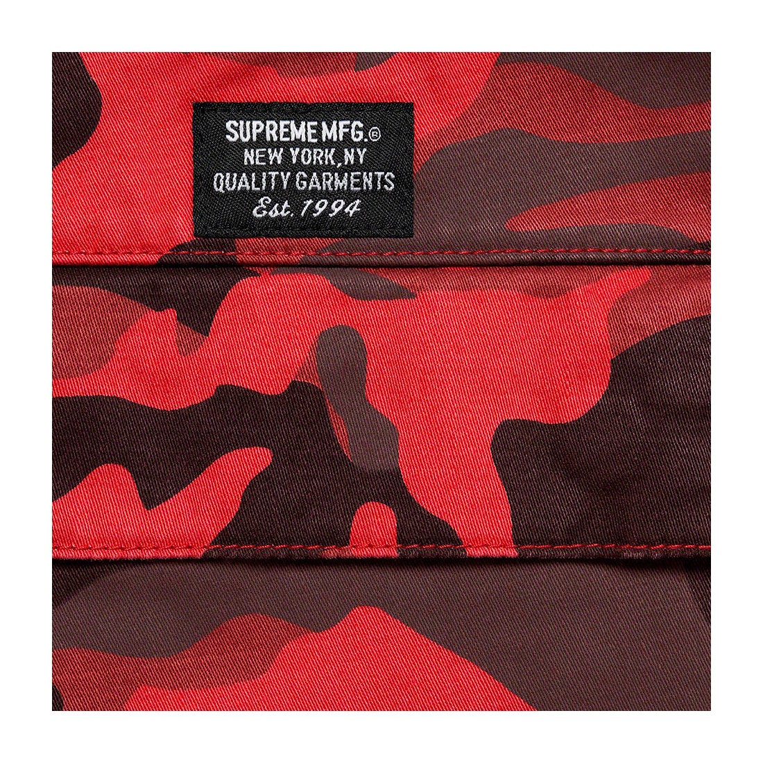 Supreme Camo Cargo Pants Red