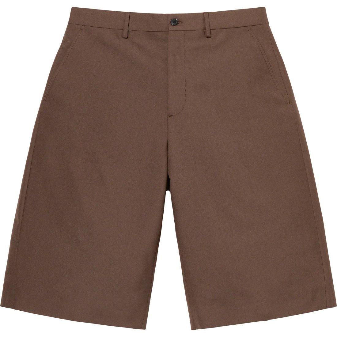 Details on Wool Trouser Short Brown from spring summer
                                                    2023 (Price is $148)