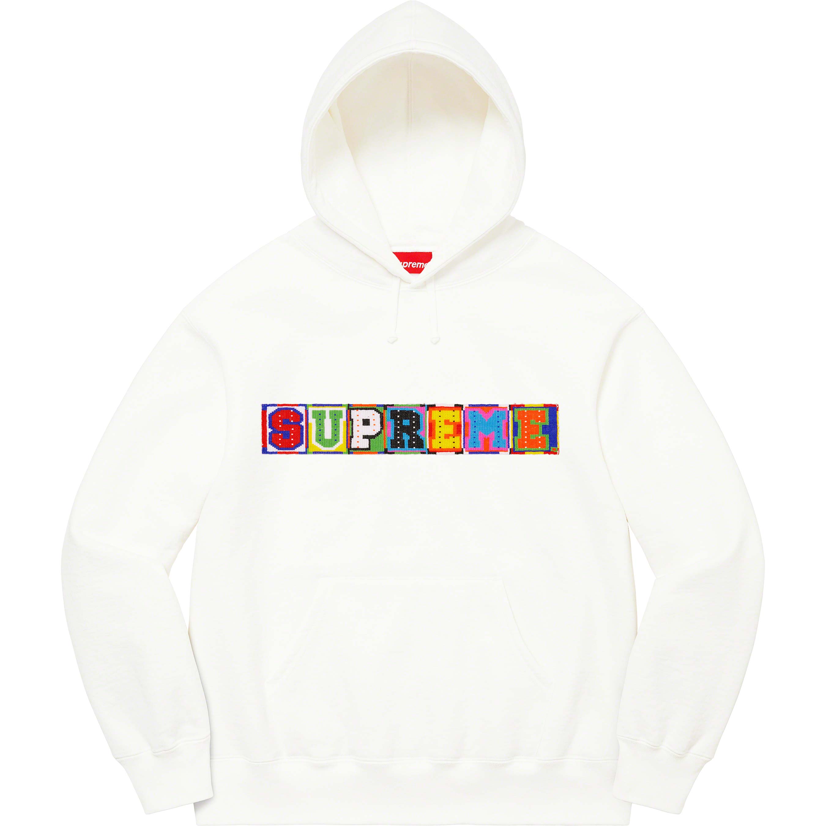 Beaded Hooded Sweatshirt - spring summer 2023 - Supreme