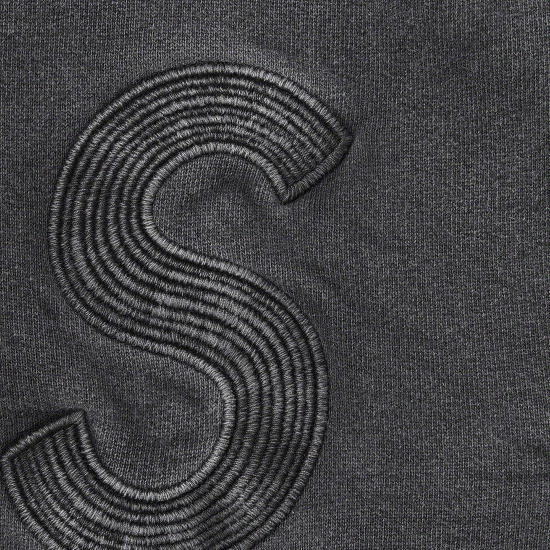 Details on Overdyed S Logo Sweatpant Black from spring summer 2023 (Price is $158)
